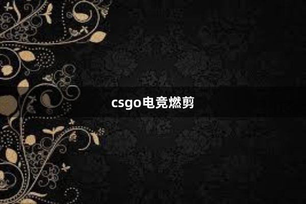 csgo电竞燃剪