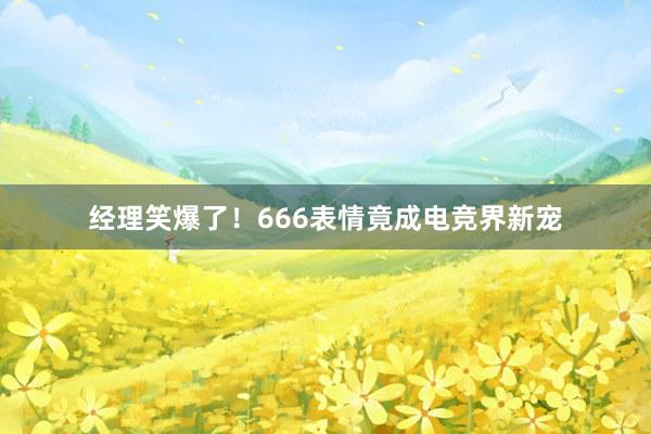 经理笑爆了！666表情竟成电竞界新宠