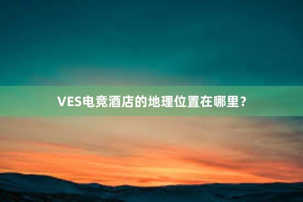 VES电竞酒店的地理位置在哪里？