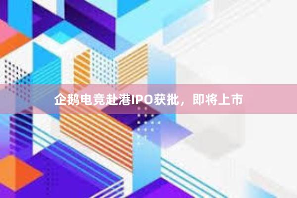 企鹅电竞赴港IPO获批，即将上市